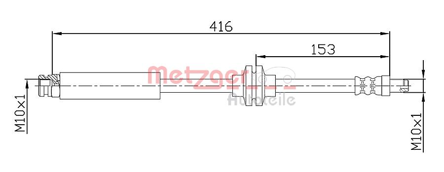 METZGER Gumifékcső 4110475_METZ